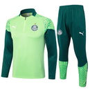 Conjunto Palmeiras Ziper Curto Treino Verde Claro