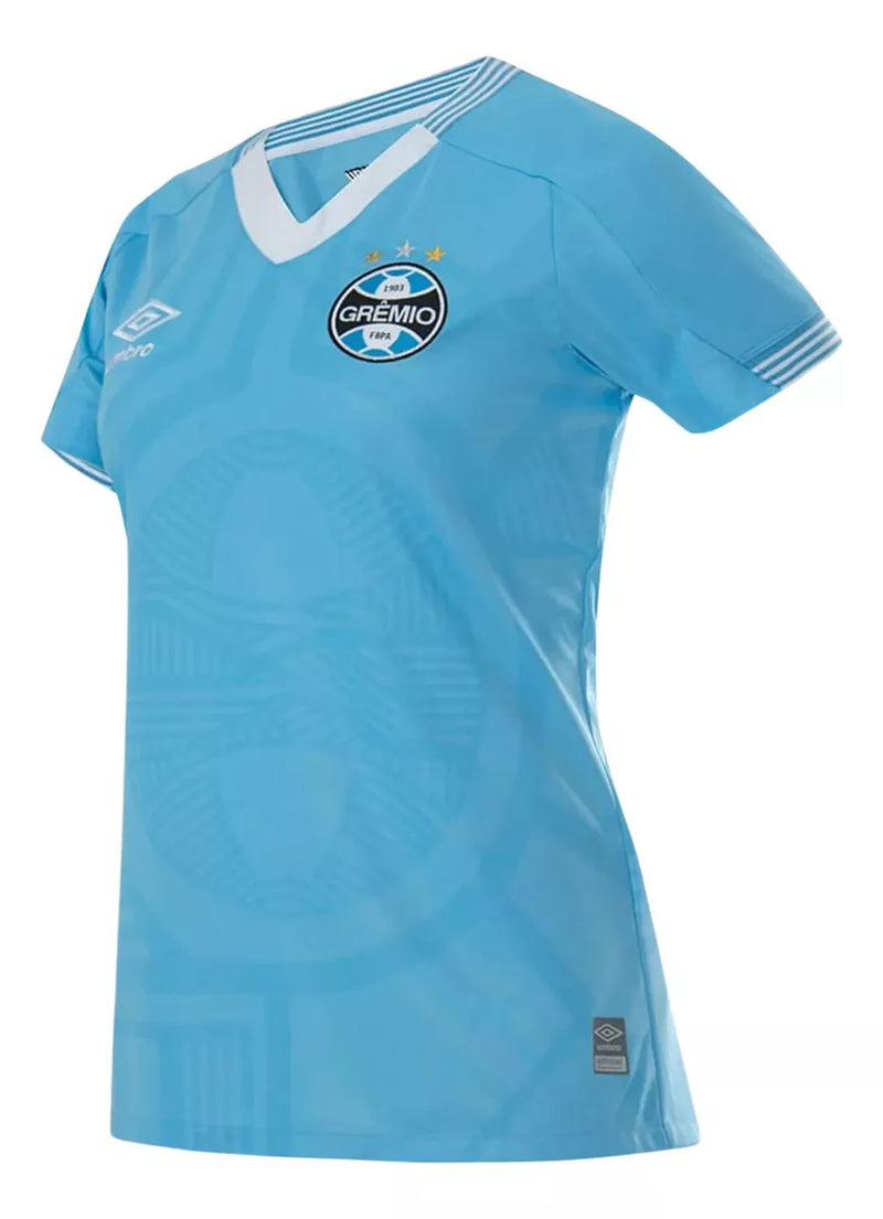 Camisa Feminina Grêmio 22/23 Azul Celeste