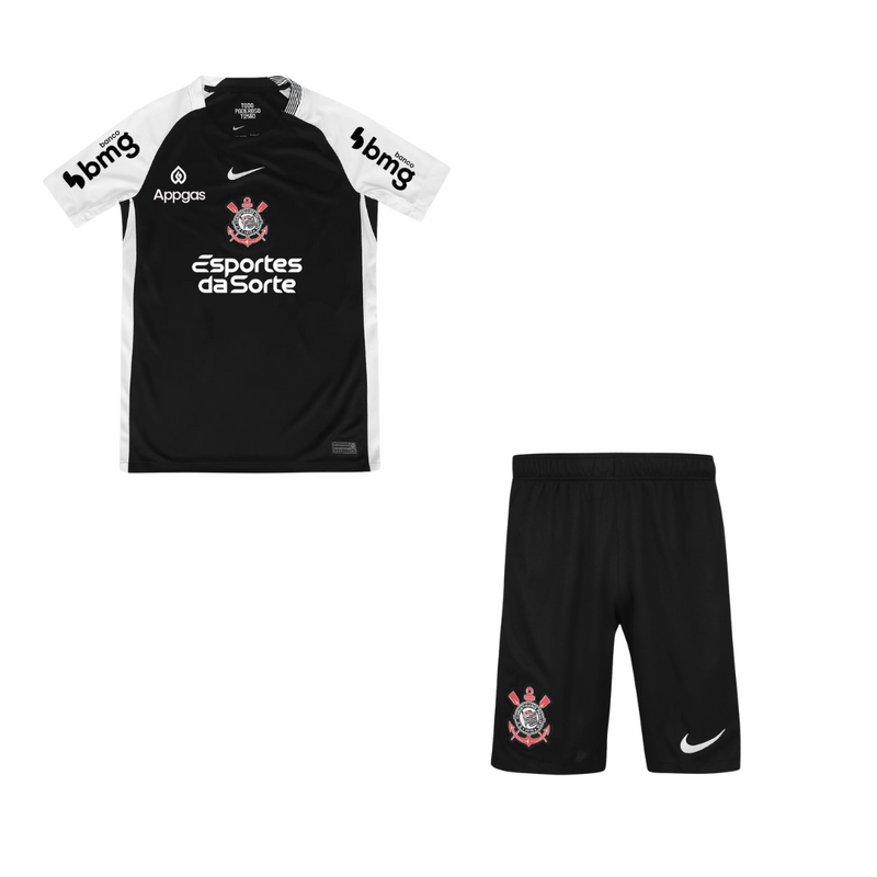 Kit Infantil Corinthians 2025/26 Away