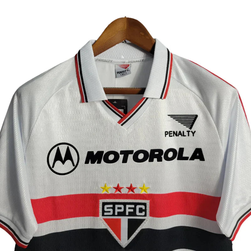 Camisa Retrô São Paulo Motorola 1999 Home