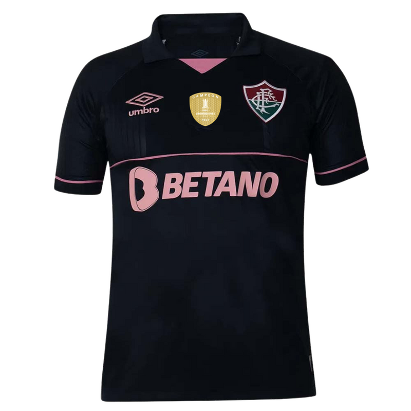 Camisa Fluminense 23/24 Goleiro Preto/Rosa