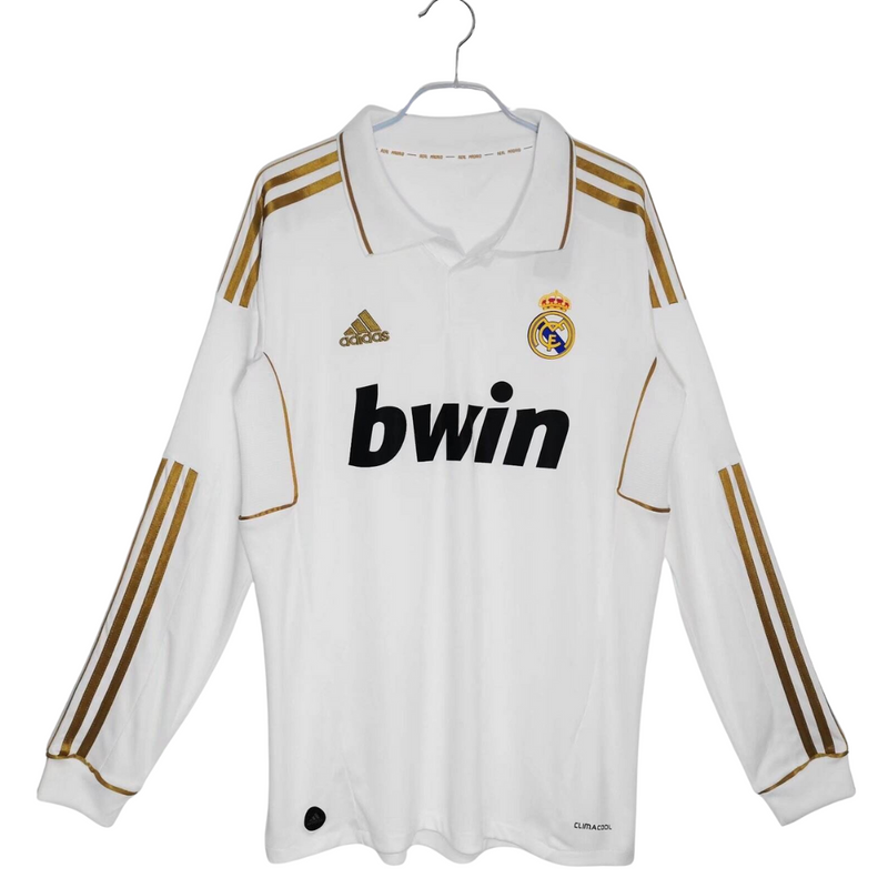 Camisa Retrô Real Madrid Manga Longa 2011/12 Home