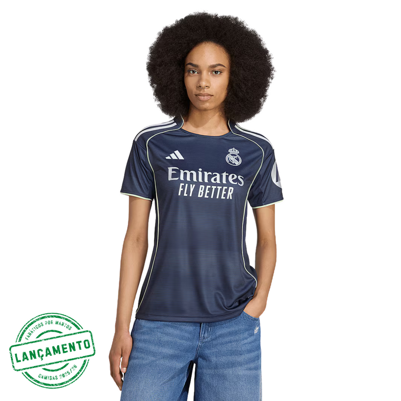 Camisa Feminina Real Madrid 2025/26 Away