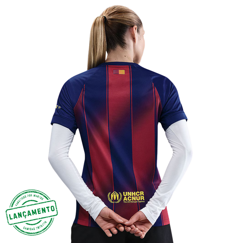 Camisa Feminina Barcelona 2025/26 Home