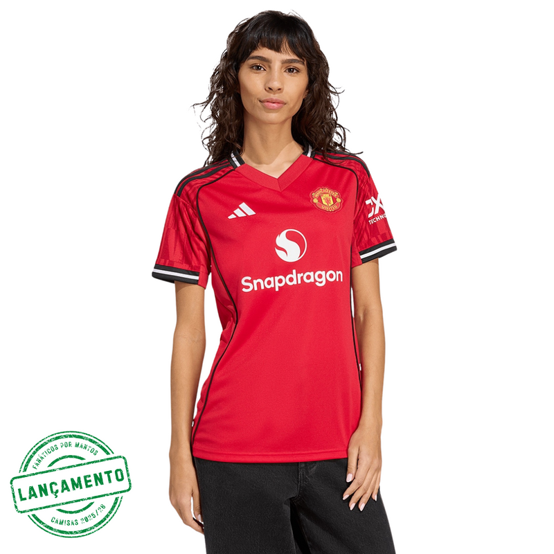 Camisa Feminina Manchester United 2025/26 Home