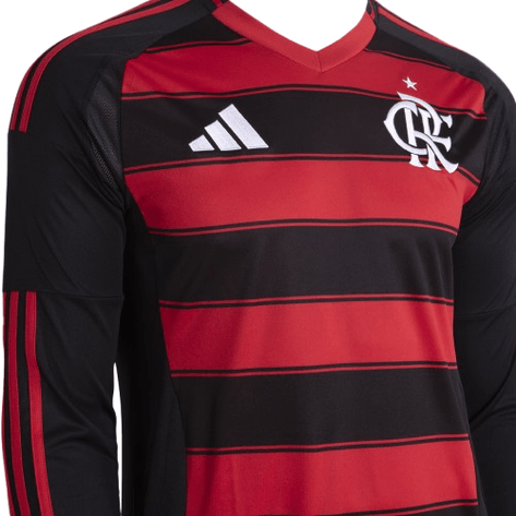 Camisa Flamengo Manga Longa 2025/26 Home