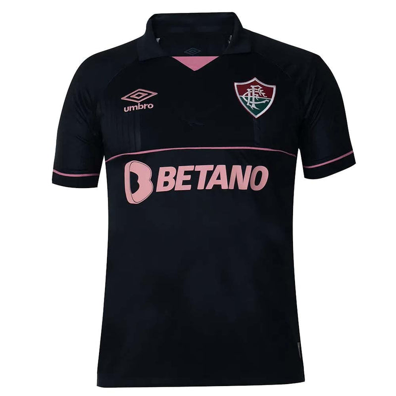 Camisa Fluminense 23/24 Goleiro Preto/Rosa