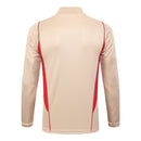 Conjunto São Paulo Zíper Curto Bege